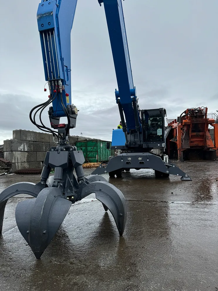 Fuchs maskin på Heimdal