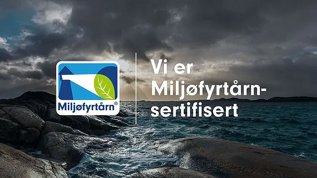 Miljøfyrtårnsertifisert