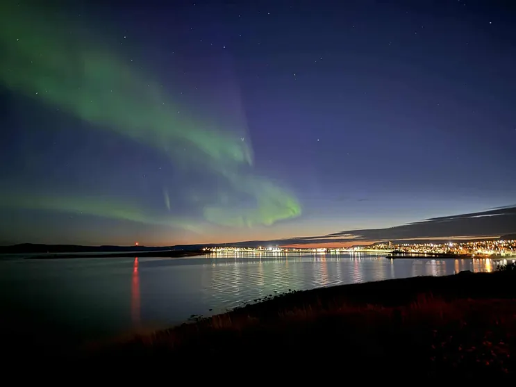 Nordlys over Vadsø by 