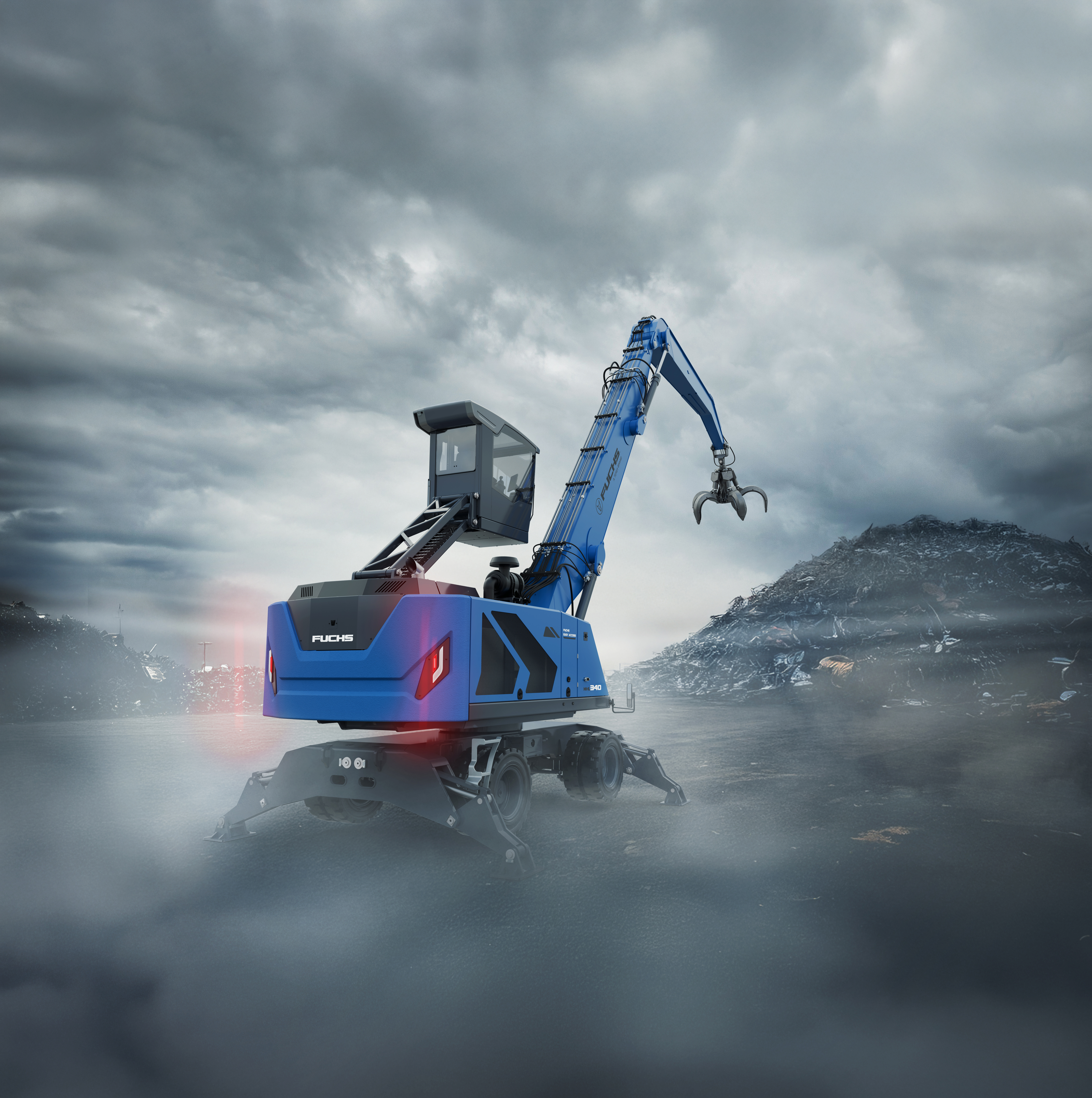 Den nye G- modellen fra Terex Fuchs, MHL340 