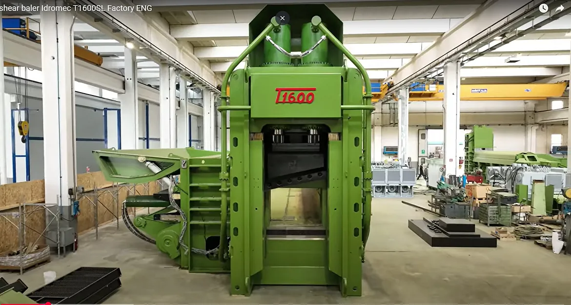 T1600SL grønn presse fra Idromec