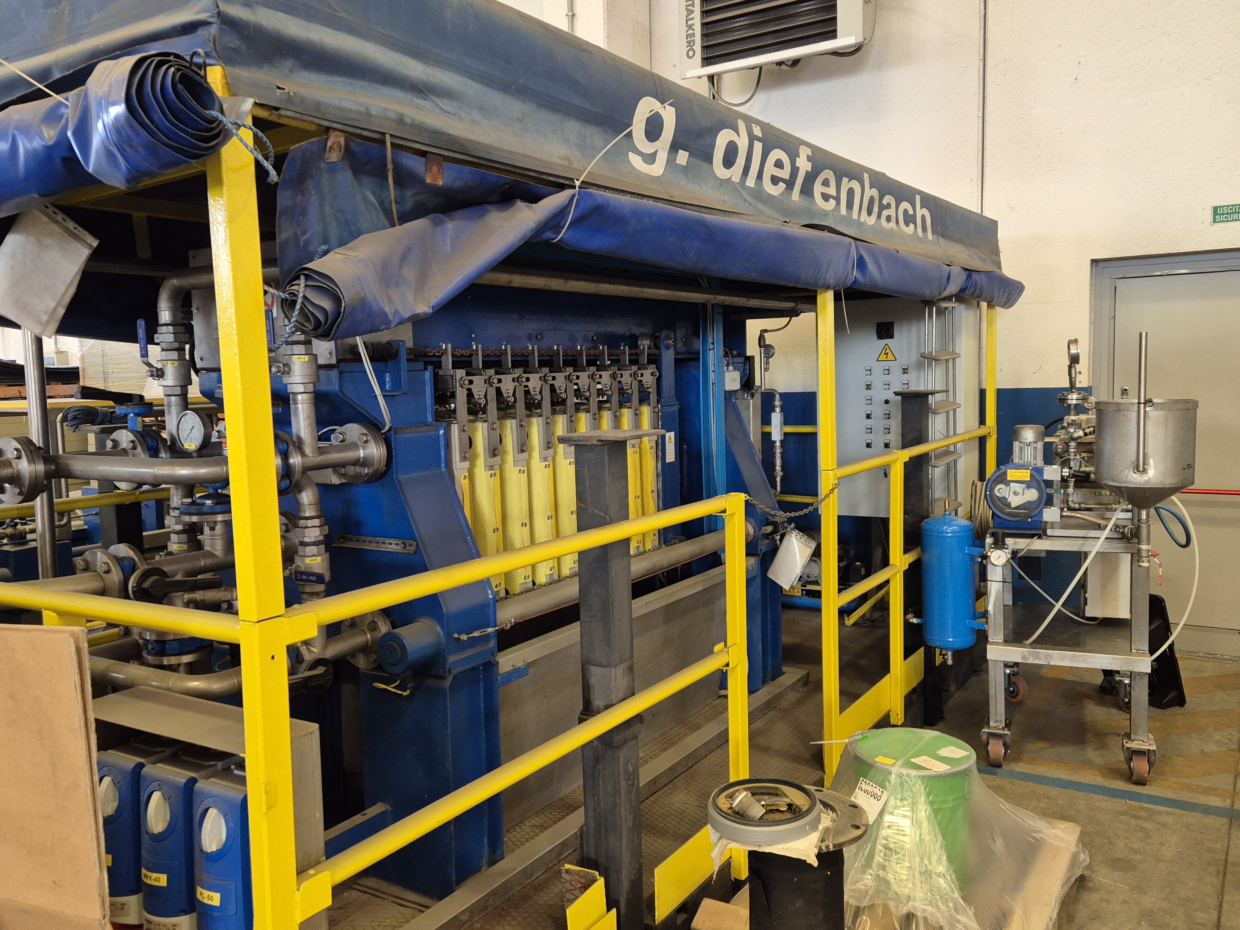 Filterpresse på fabrikk 